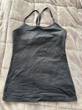 Lululemon Black Strappy Tank Top